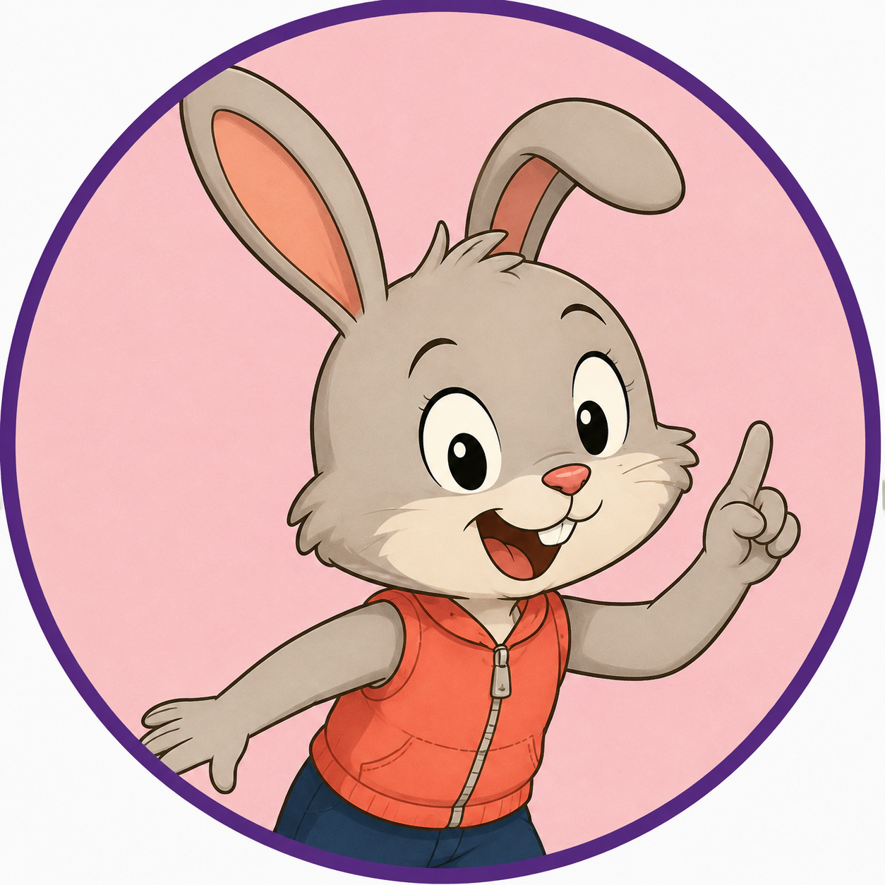 June — Rabbit portrait