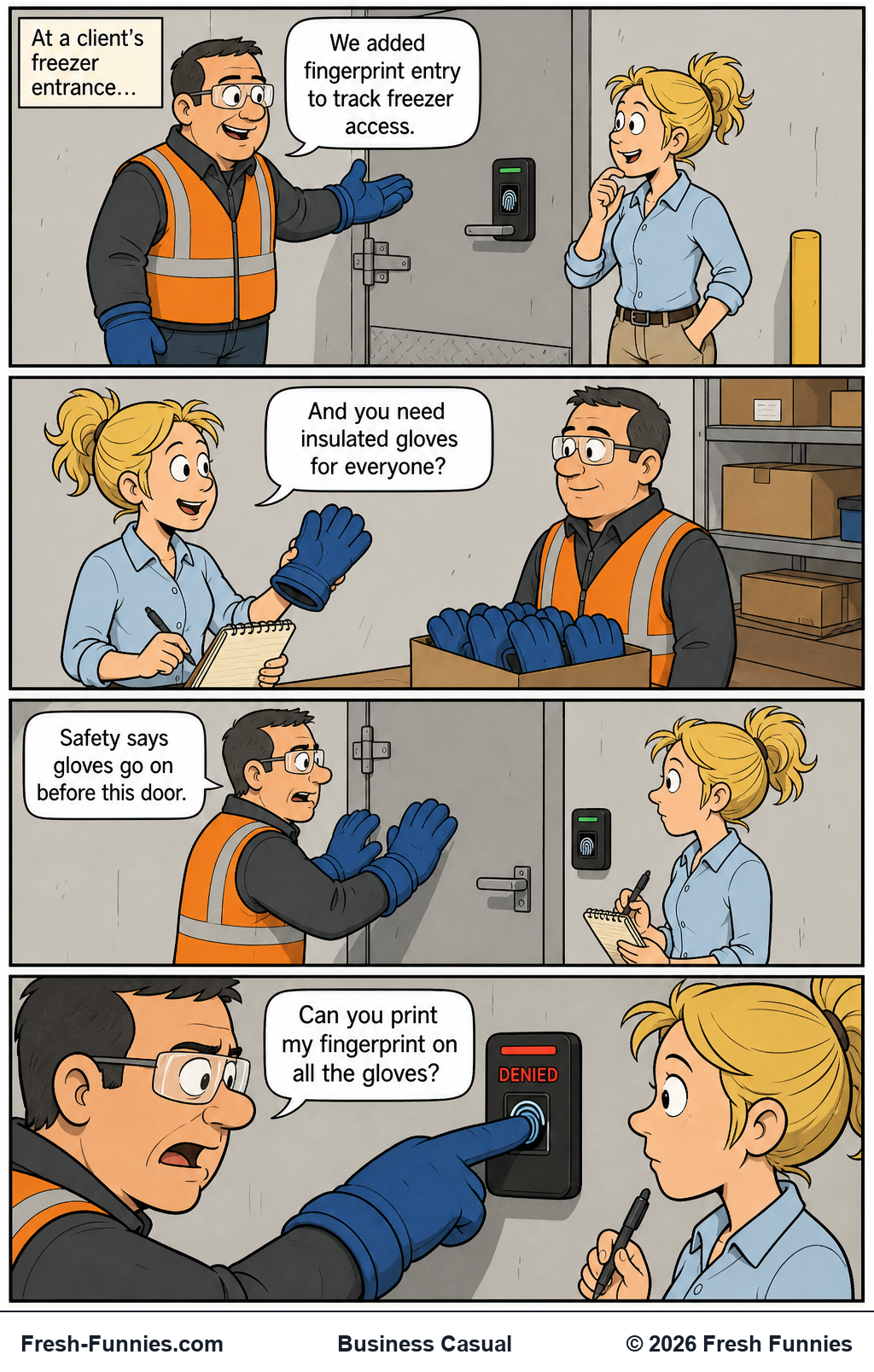 Business Casual — Freezer Access
