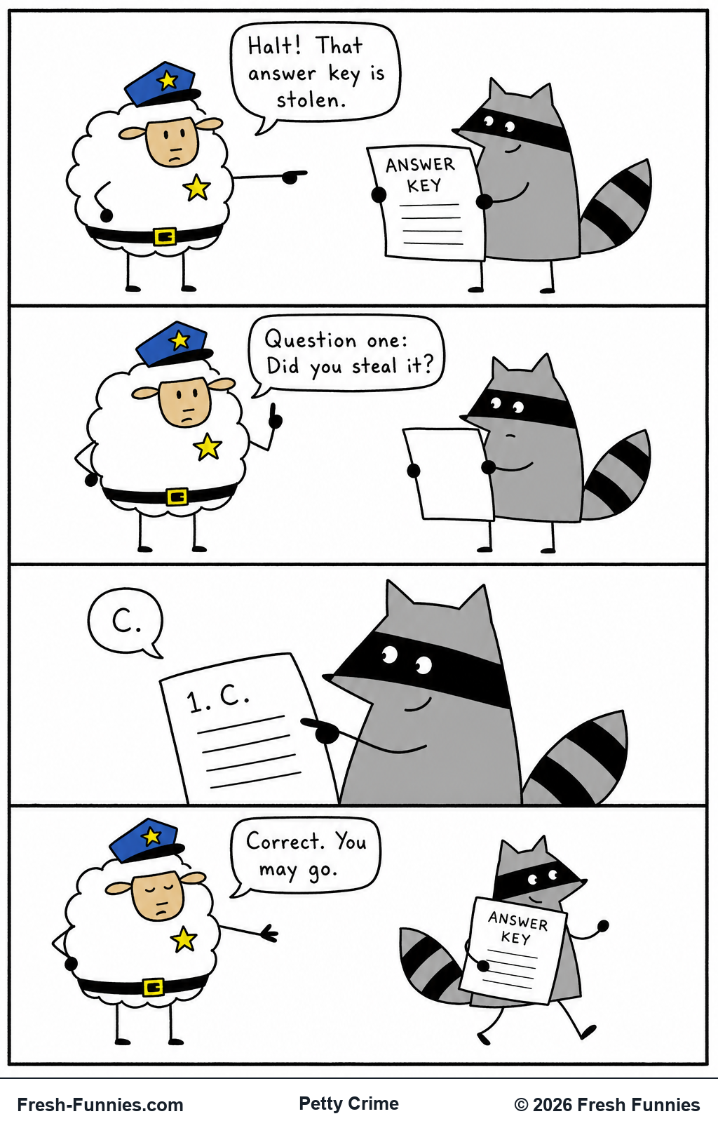Petty Crime — Answer Key