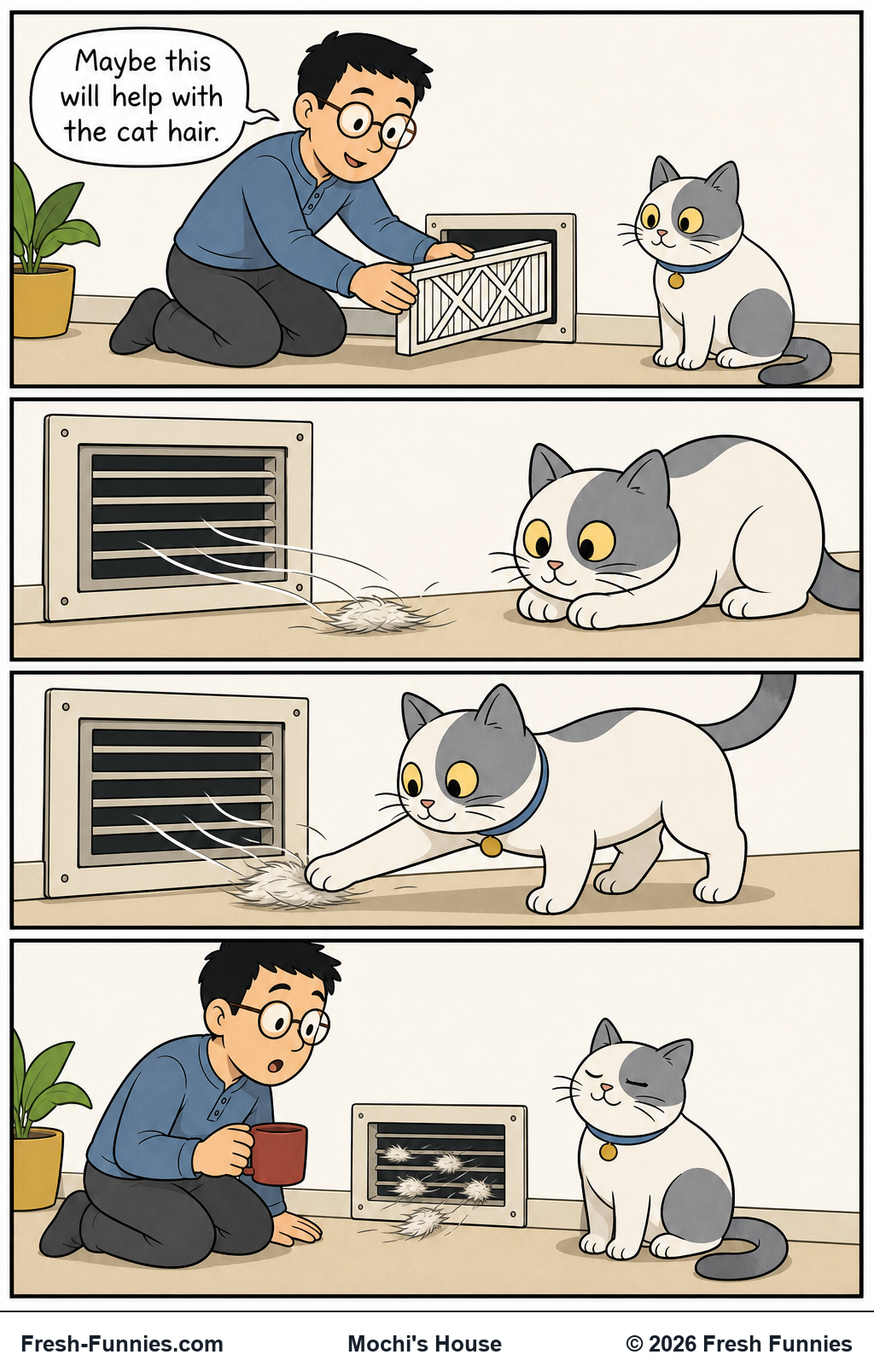 Mochi's House — Automatic Shedding