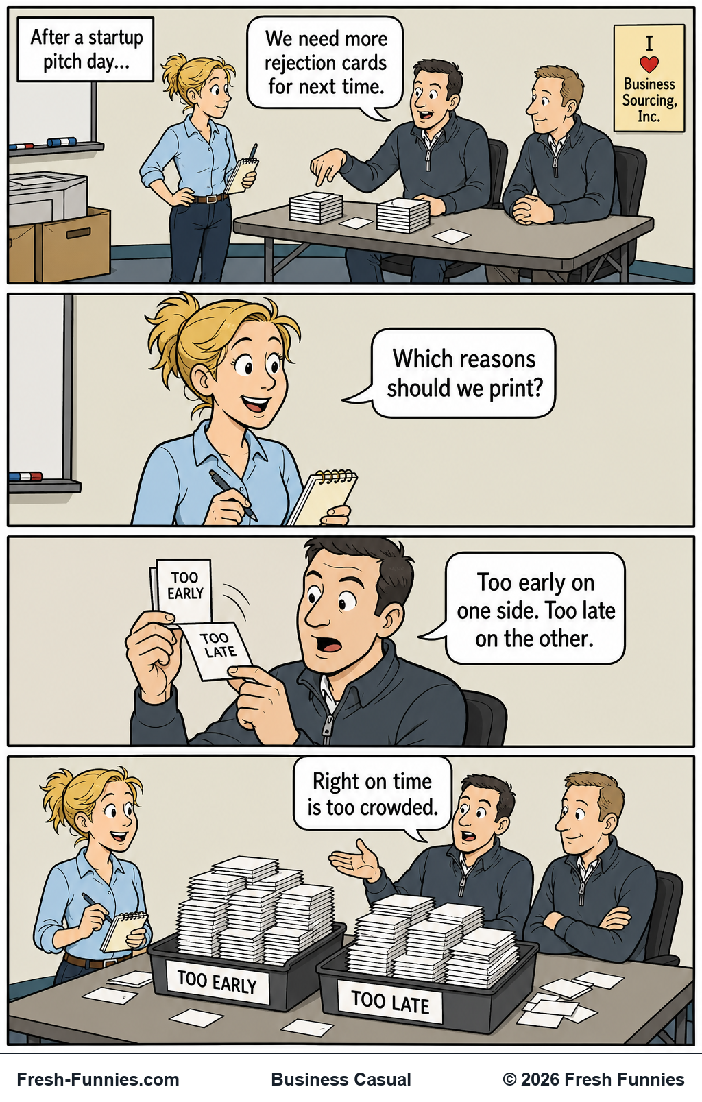 Business Casual — Right on Time
