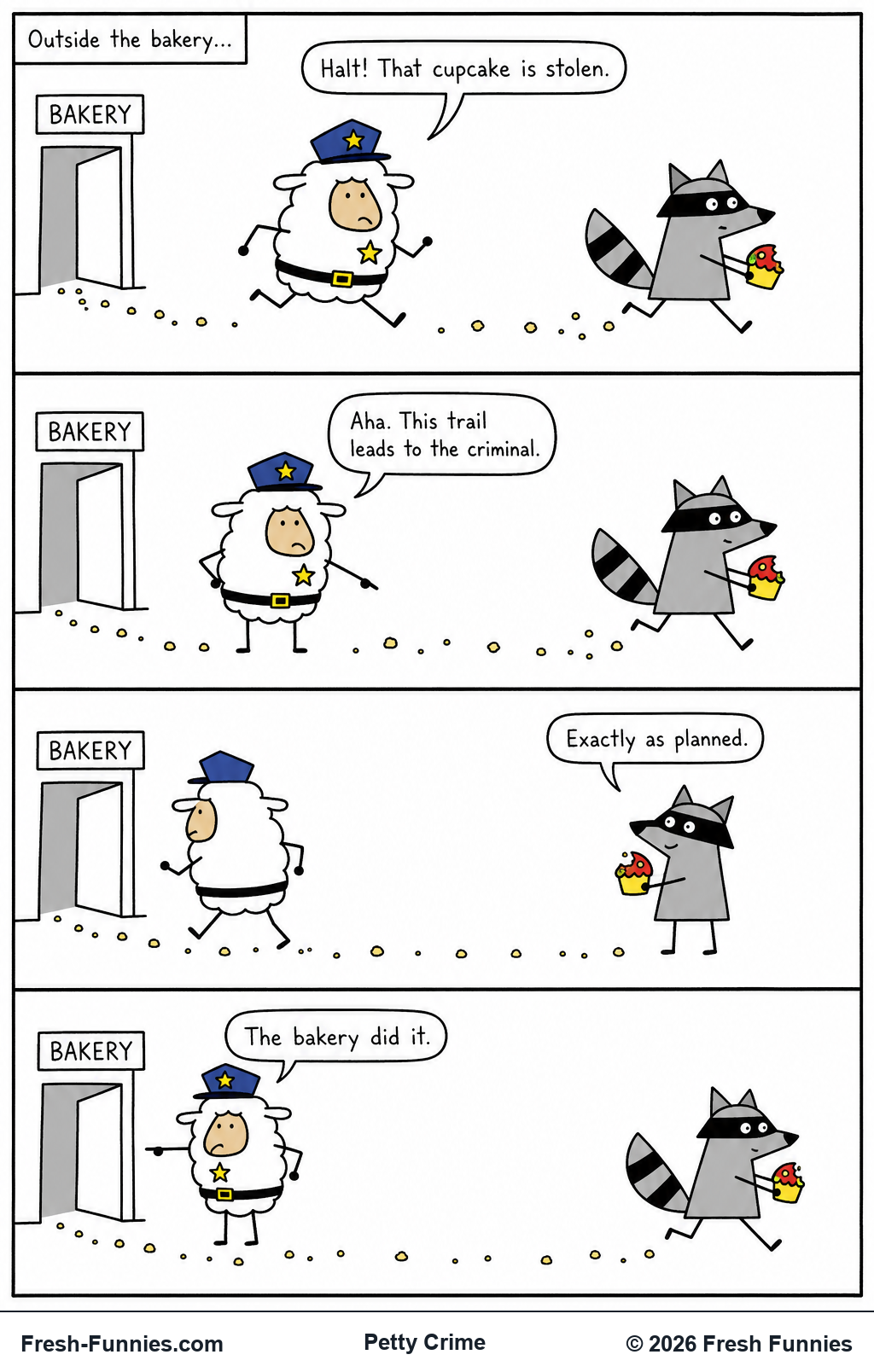 Petty Crime — Wrong-Way Crumbs