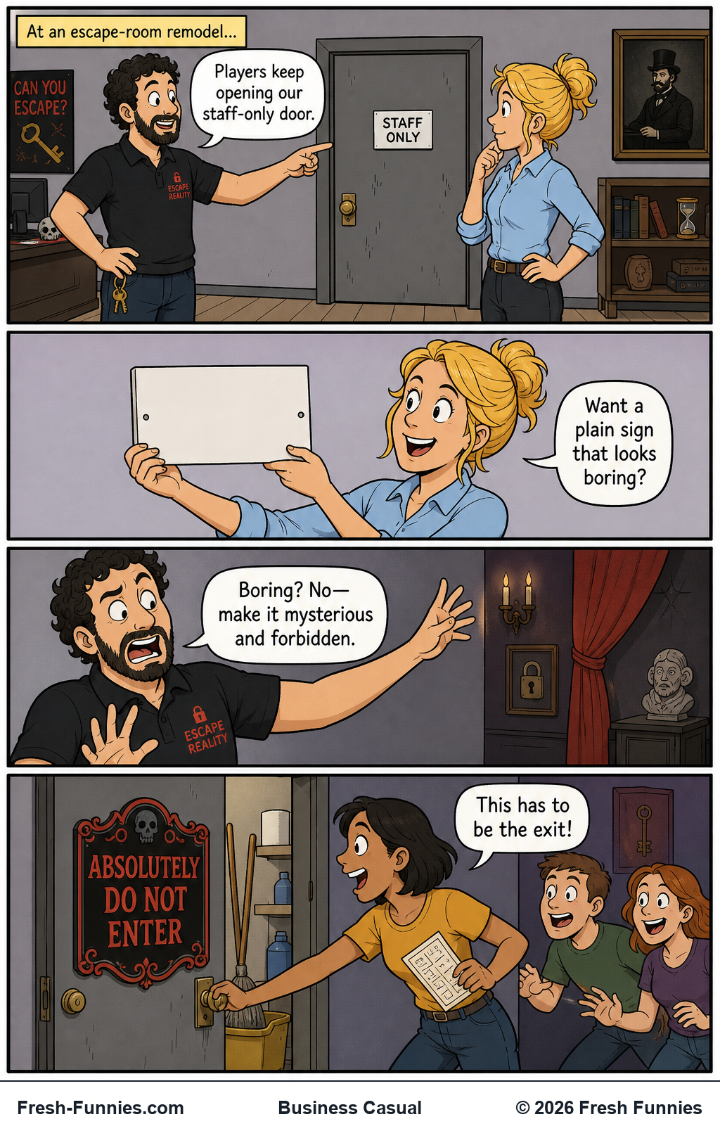 Business Casual — The Forbidden Door