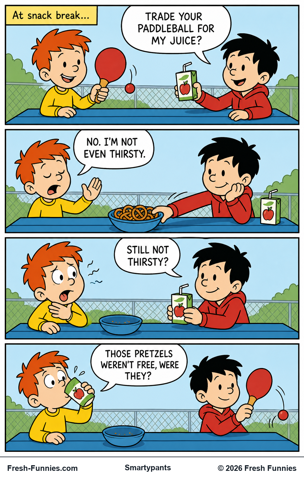 Smartypants — Free Pretzels