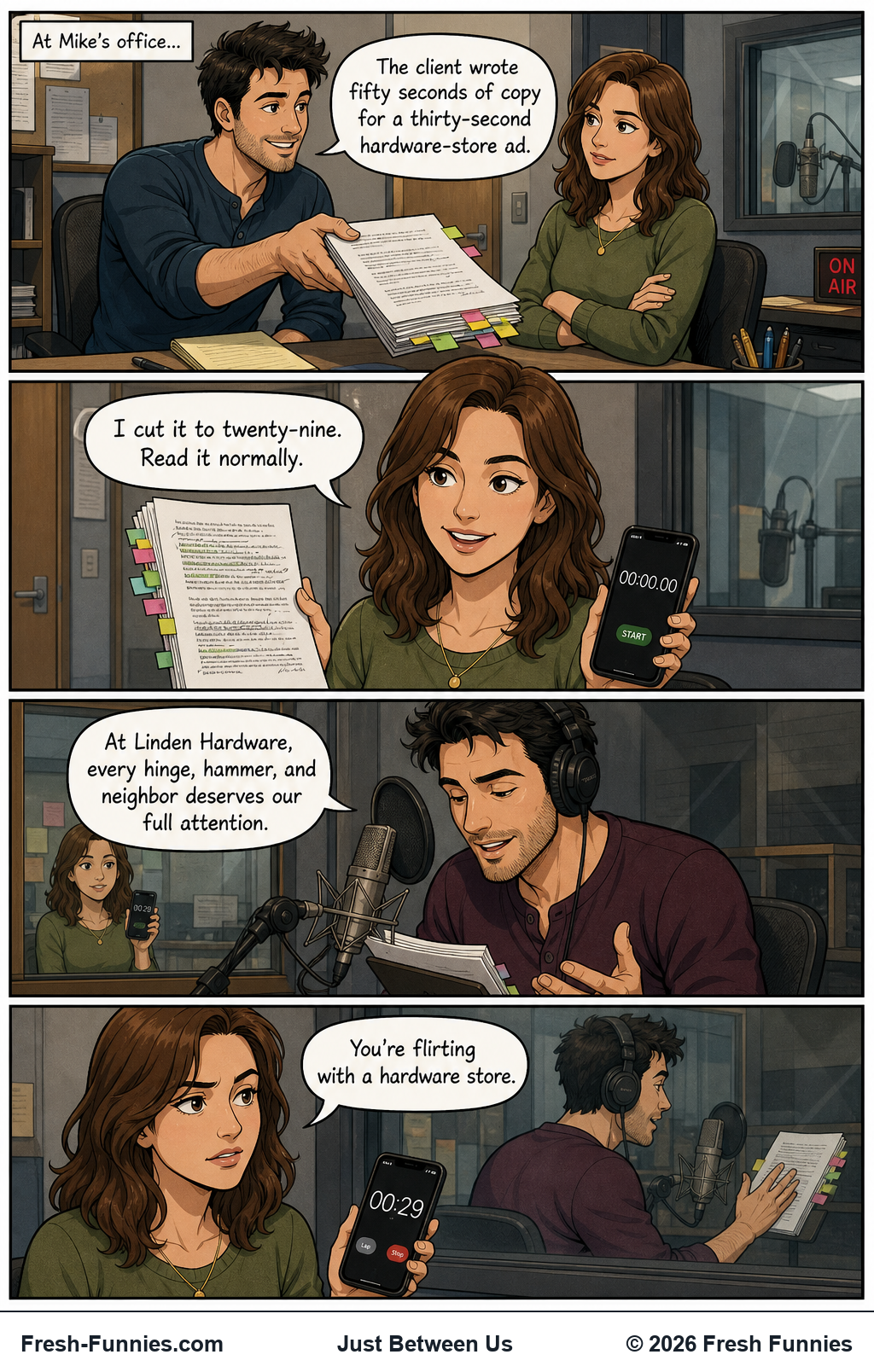 Just Between Us — Thirty-Second Charm