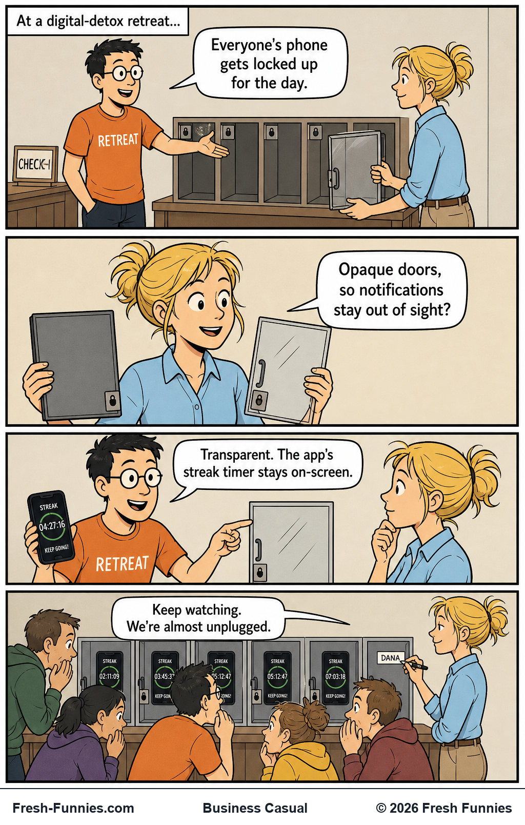 Business Casual — Unplugging Streak
