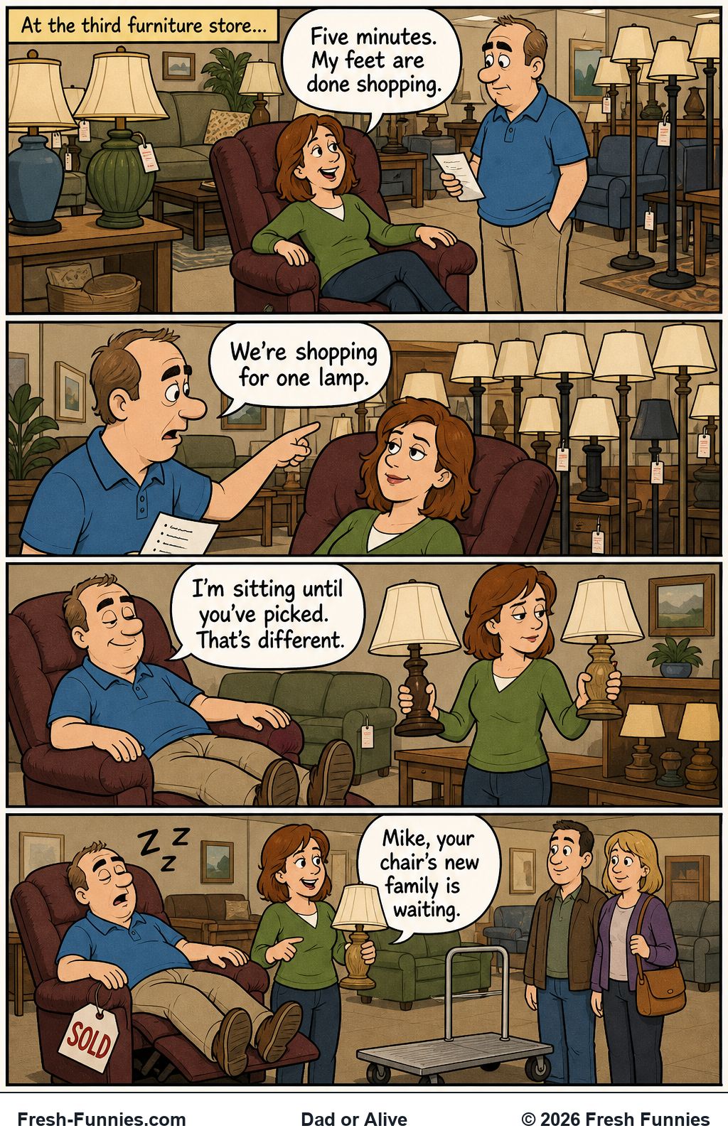 Dad or Alive — Floor Model