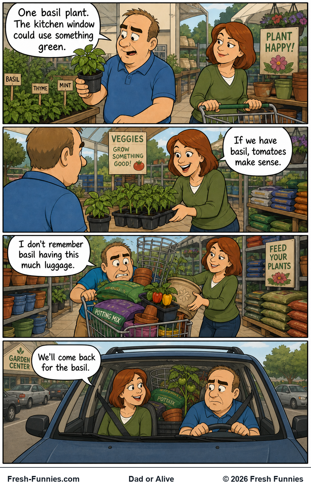 Dad or Alive — Room for Basil