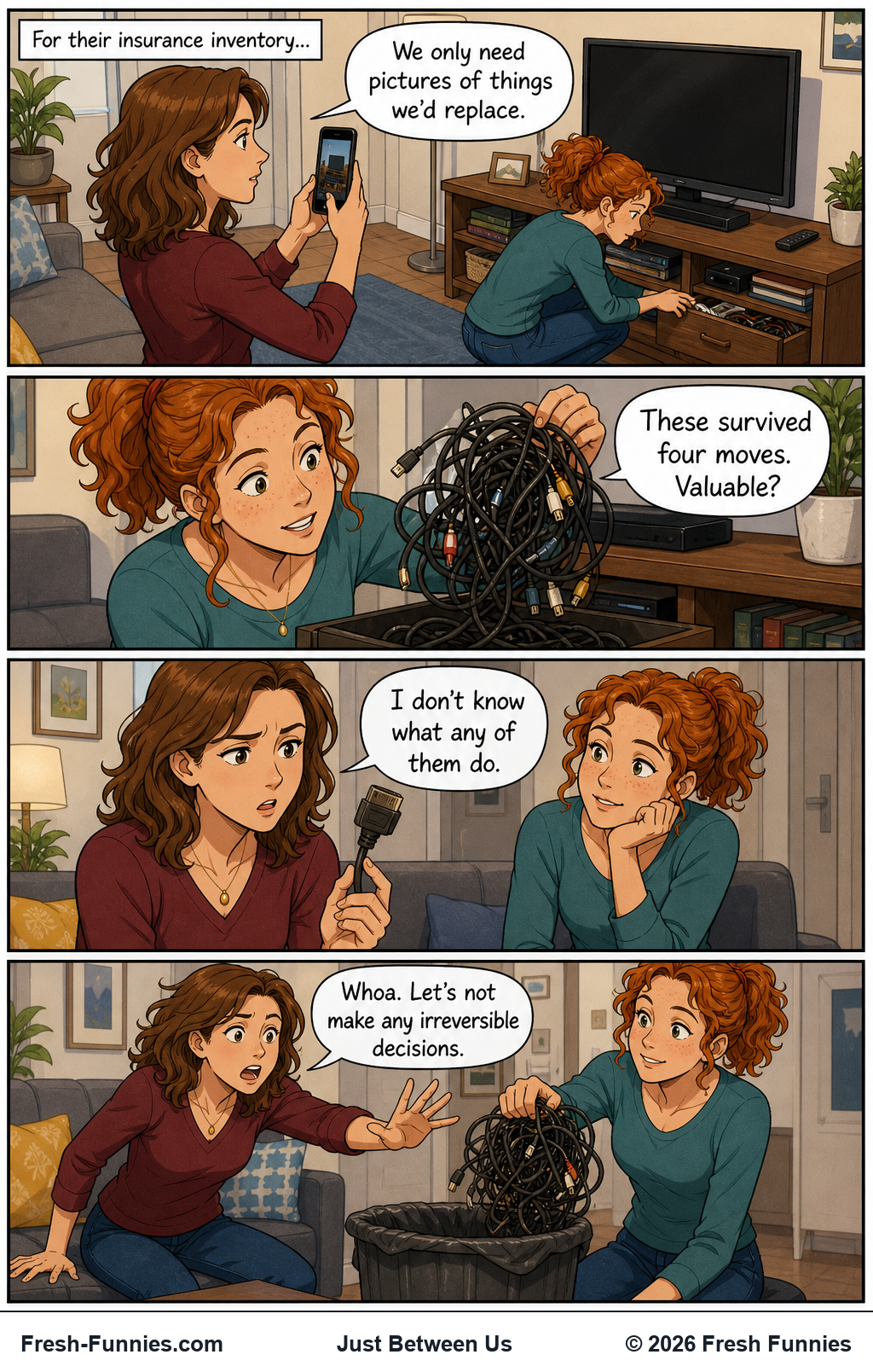 Just Between Us — Replacement Value