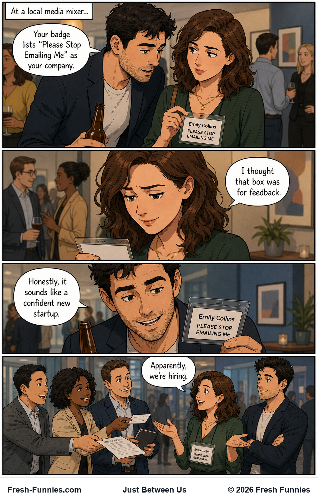 Just Between Us — Company Line