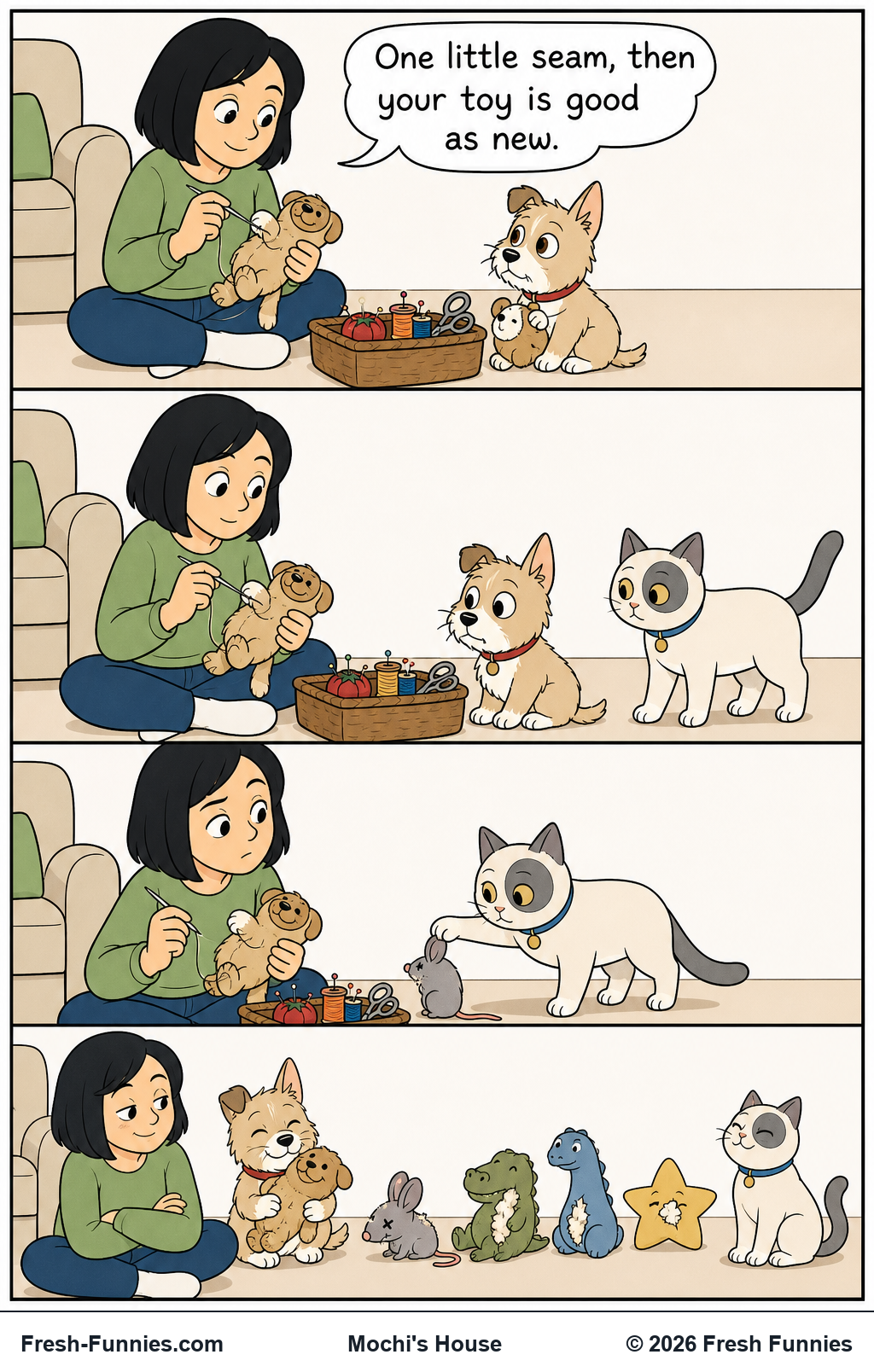 Mochi's House — Repair Queue