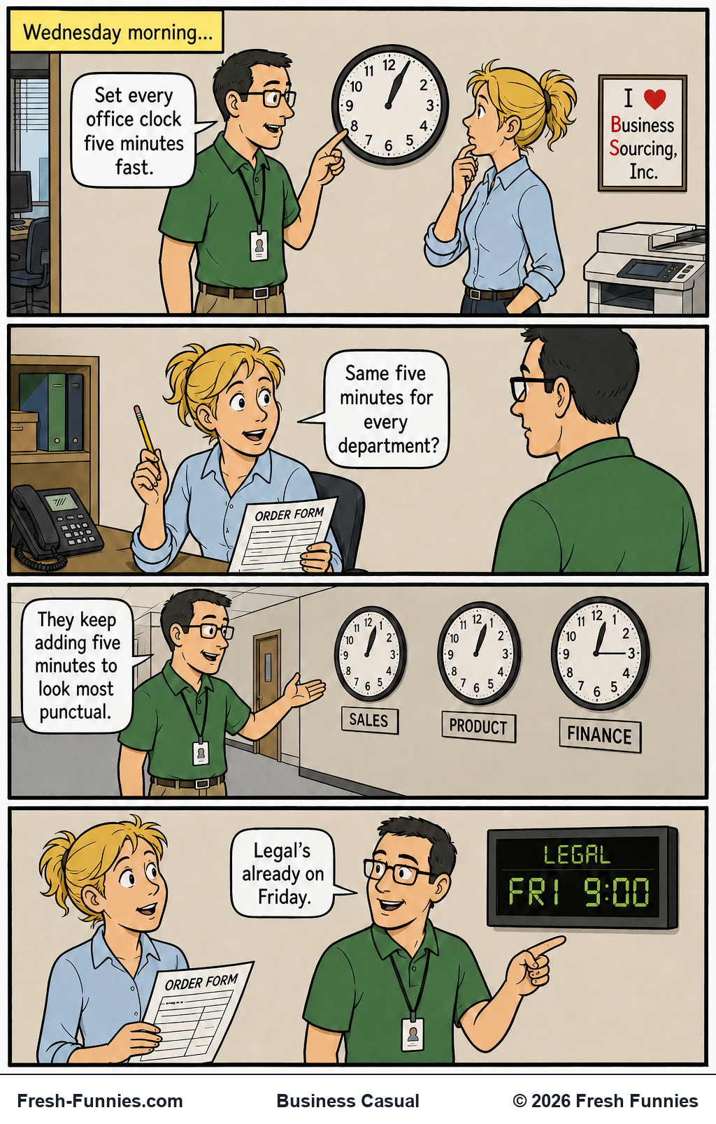 Business Casual — Ahead of Schedule