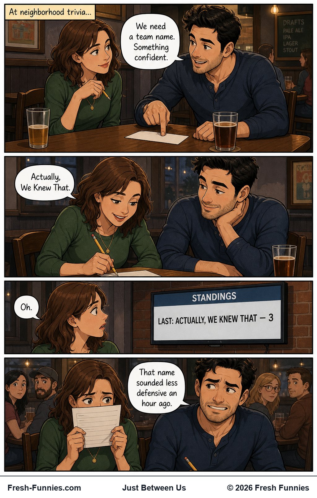 Just Between Us — Defensive Answer