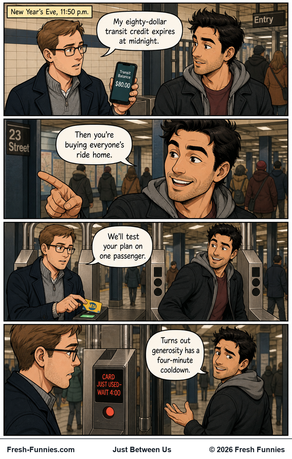 Just Between Us — Cooldown Period