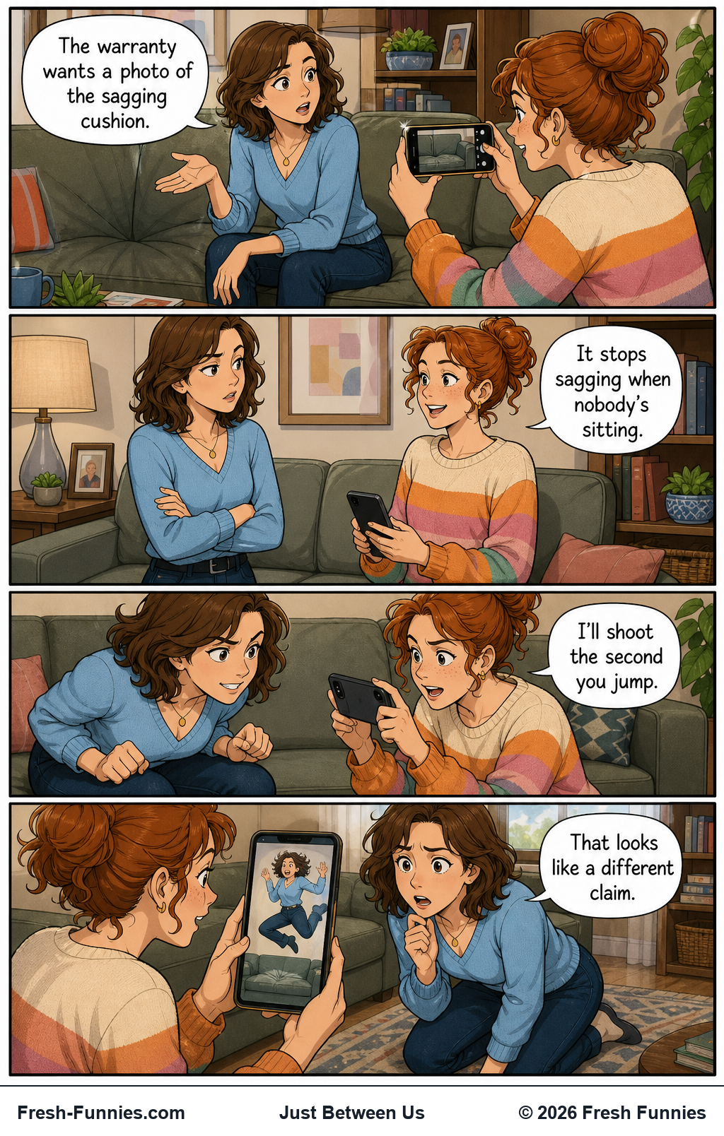 Just Between Us — Claim Position