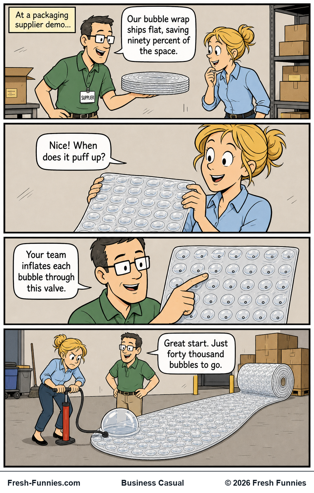 Business Casual — Some Inflation Required