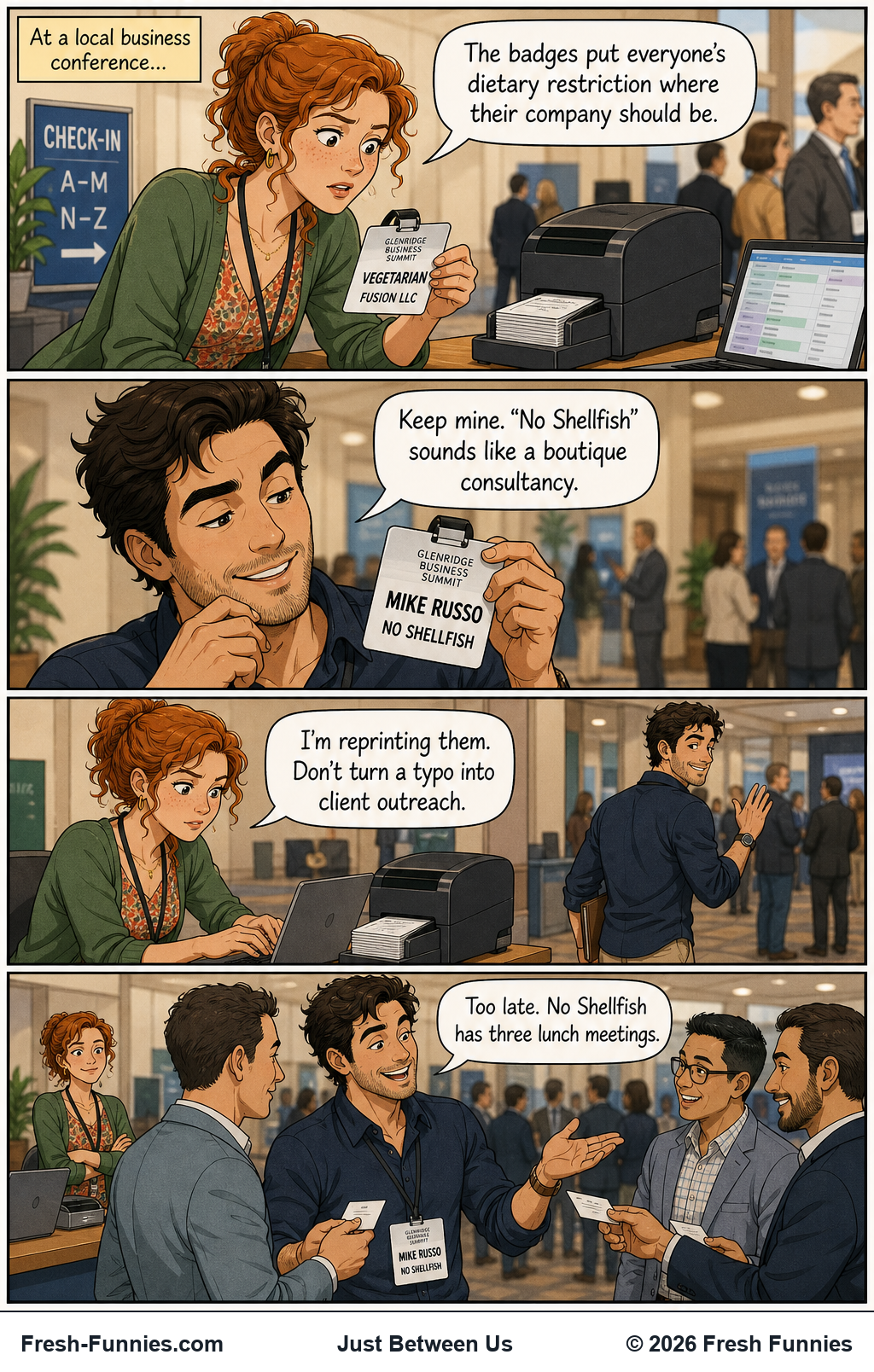 Just Between Us — Restricted Business