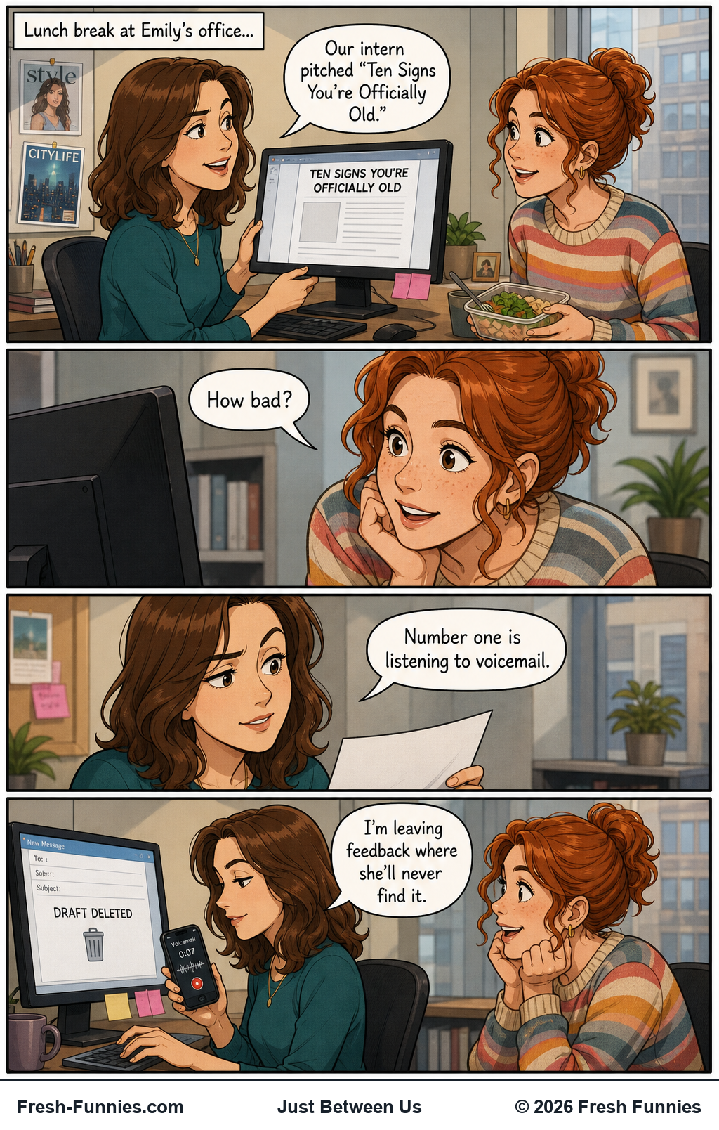 Just Between Us — Old-School Edits