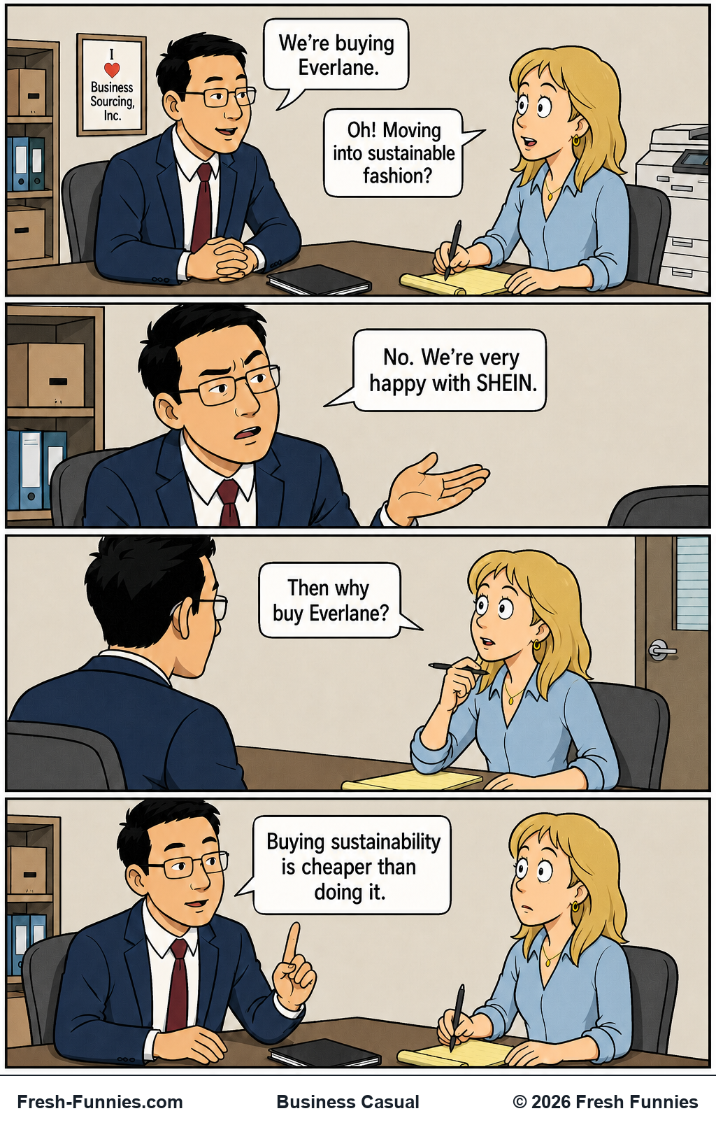 Business Casual — Sustainable Acquisition