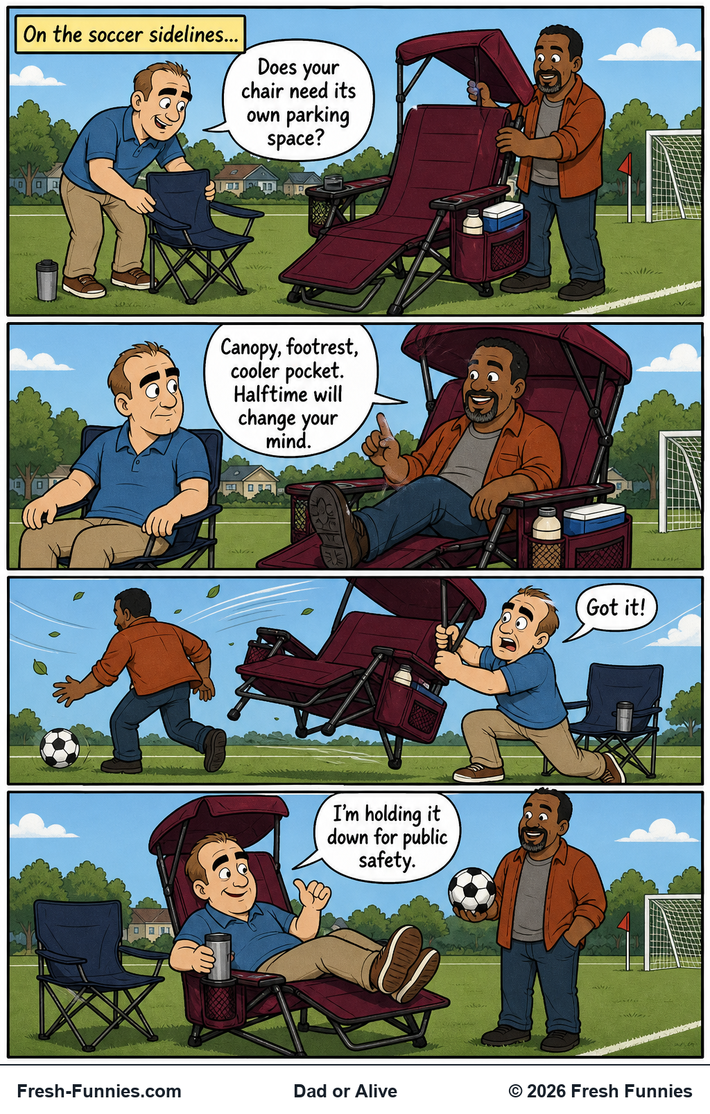 Dad or Alive — Safety Seating