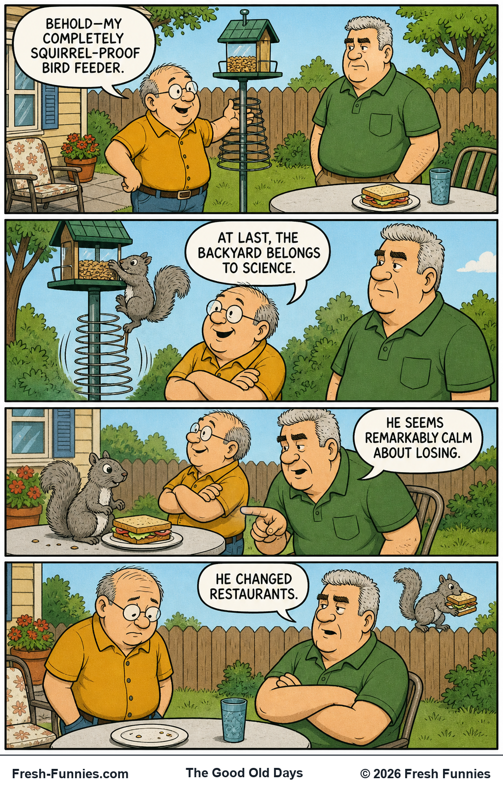 The Good Old Days — Alternate Menu