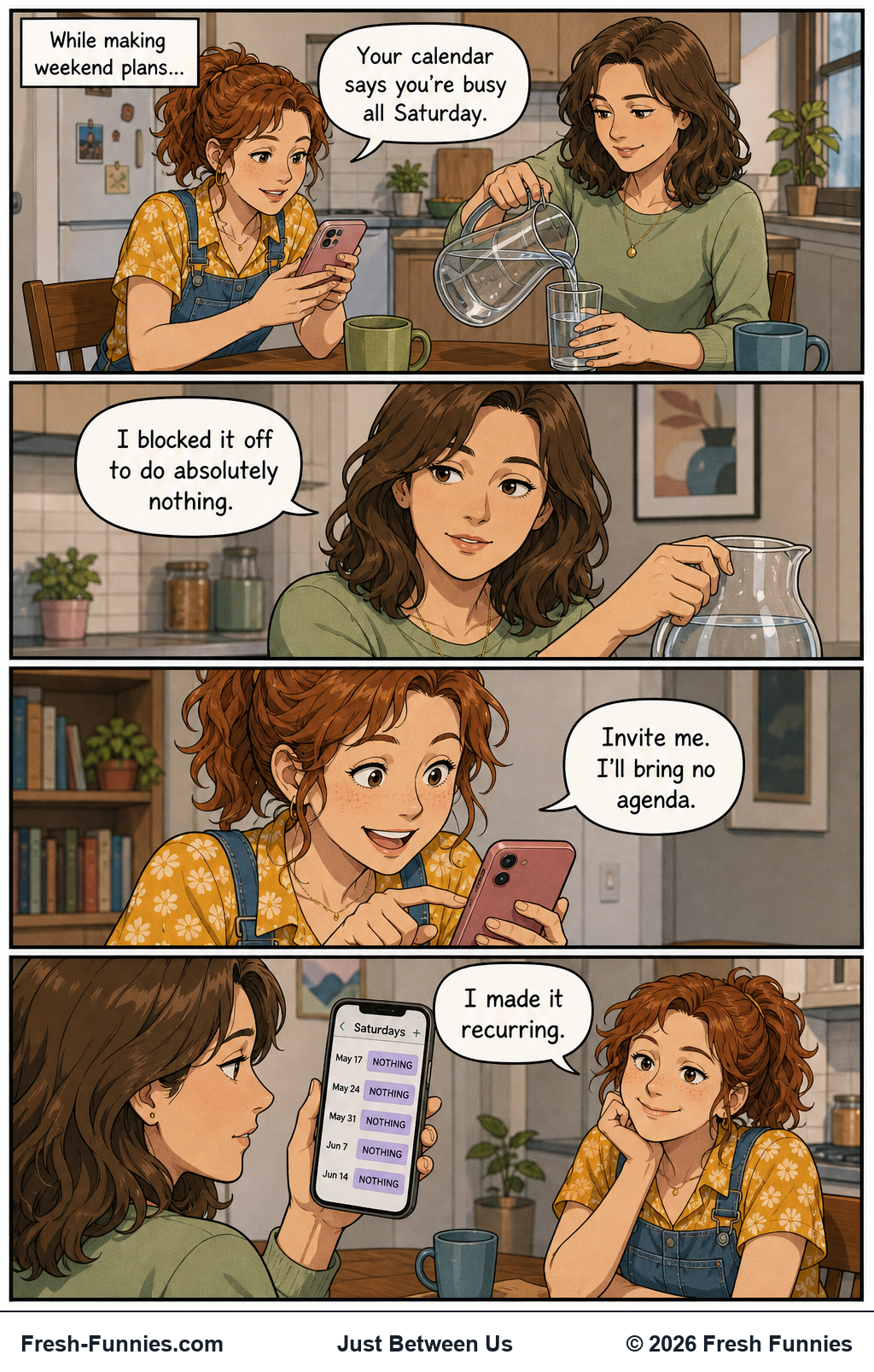 Just Between Us — Standing Nothing