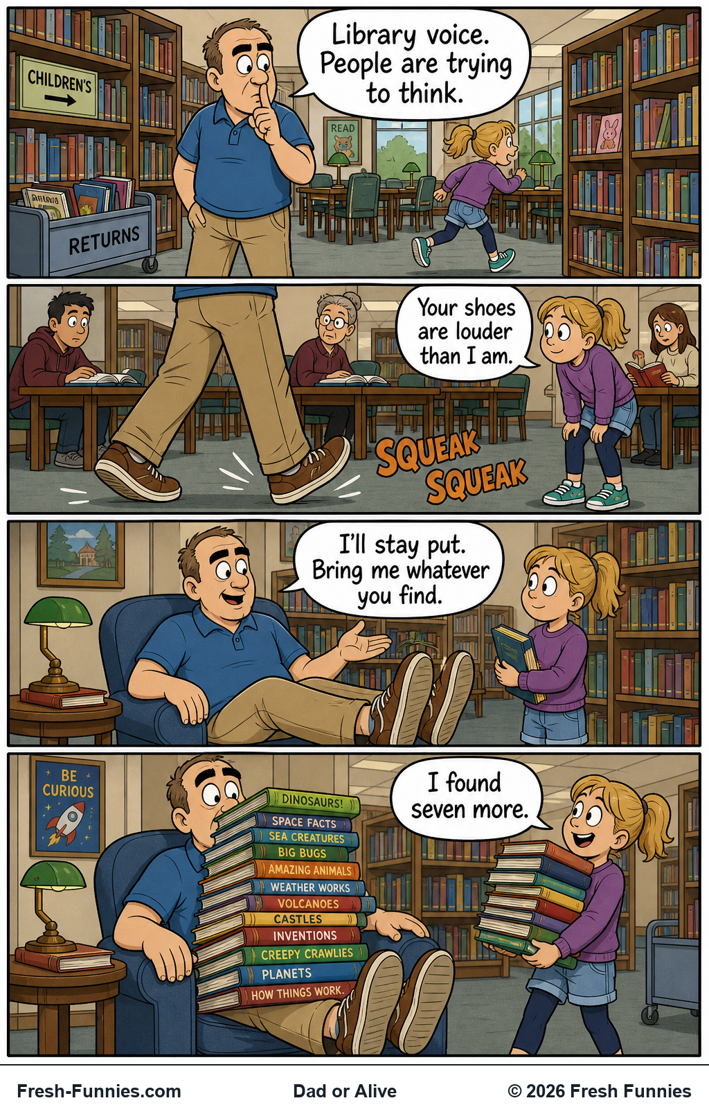 Dad or Alive — Shelf Control