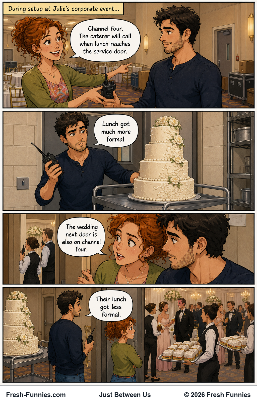 Just Between Us — Channel Swap