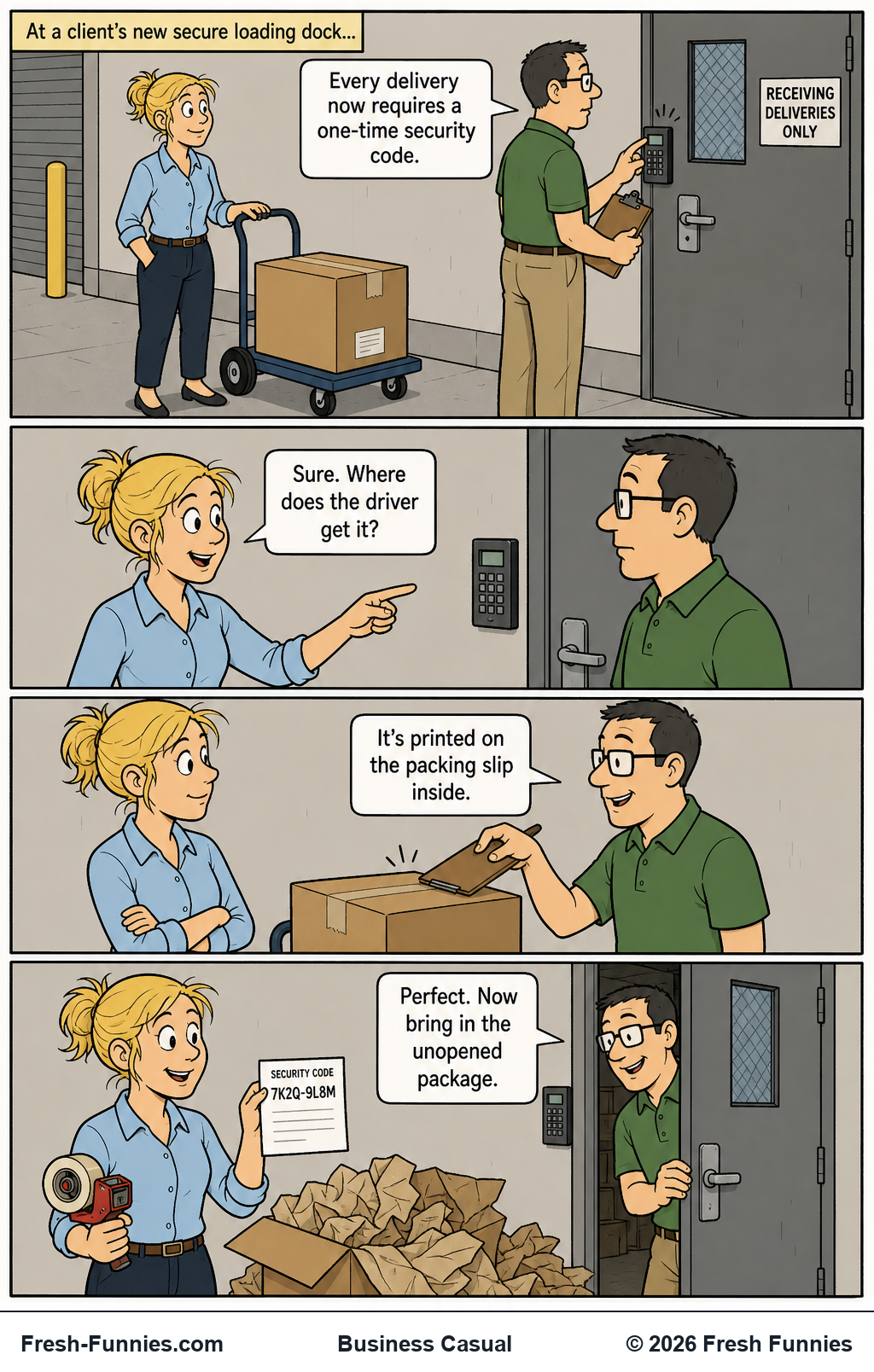 Business Casual — Sealed Instructions
