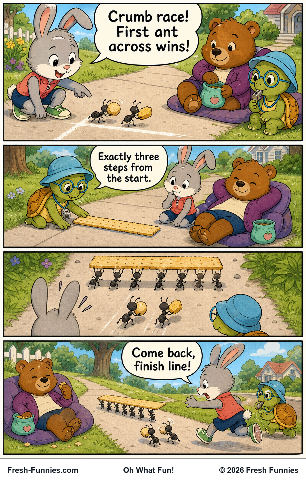 Oh What Fun — The Finish Line Leaves