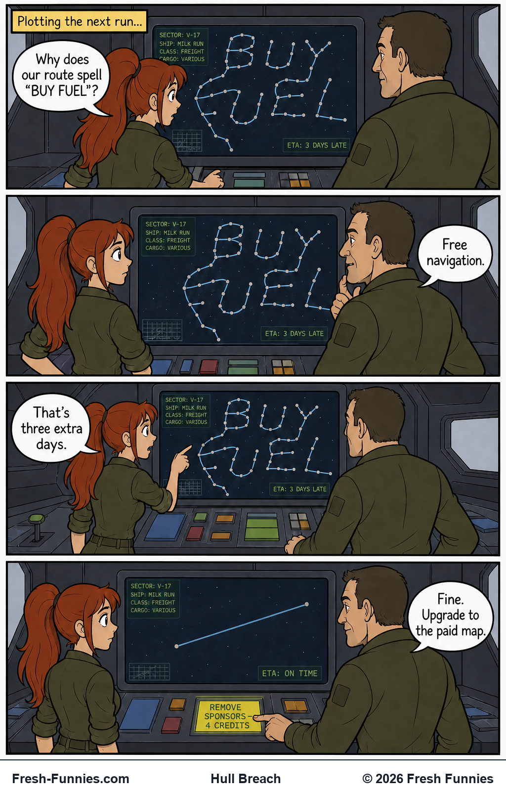 Hull Breach — Sponsored Route