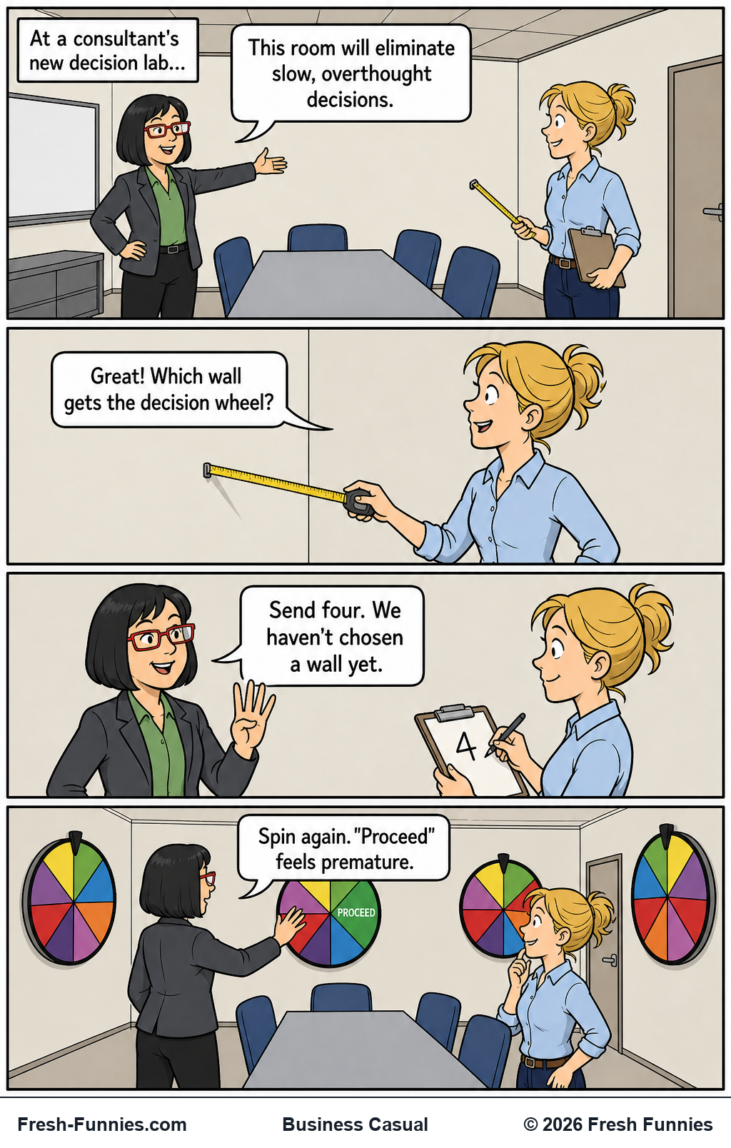 Business Casual — Four-Wall Decision