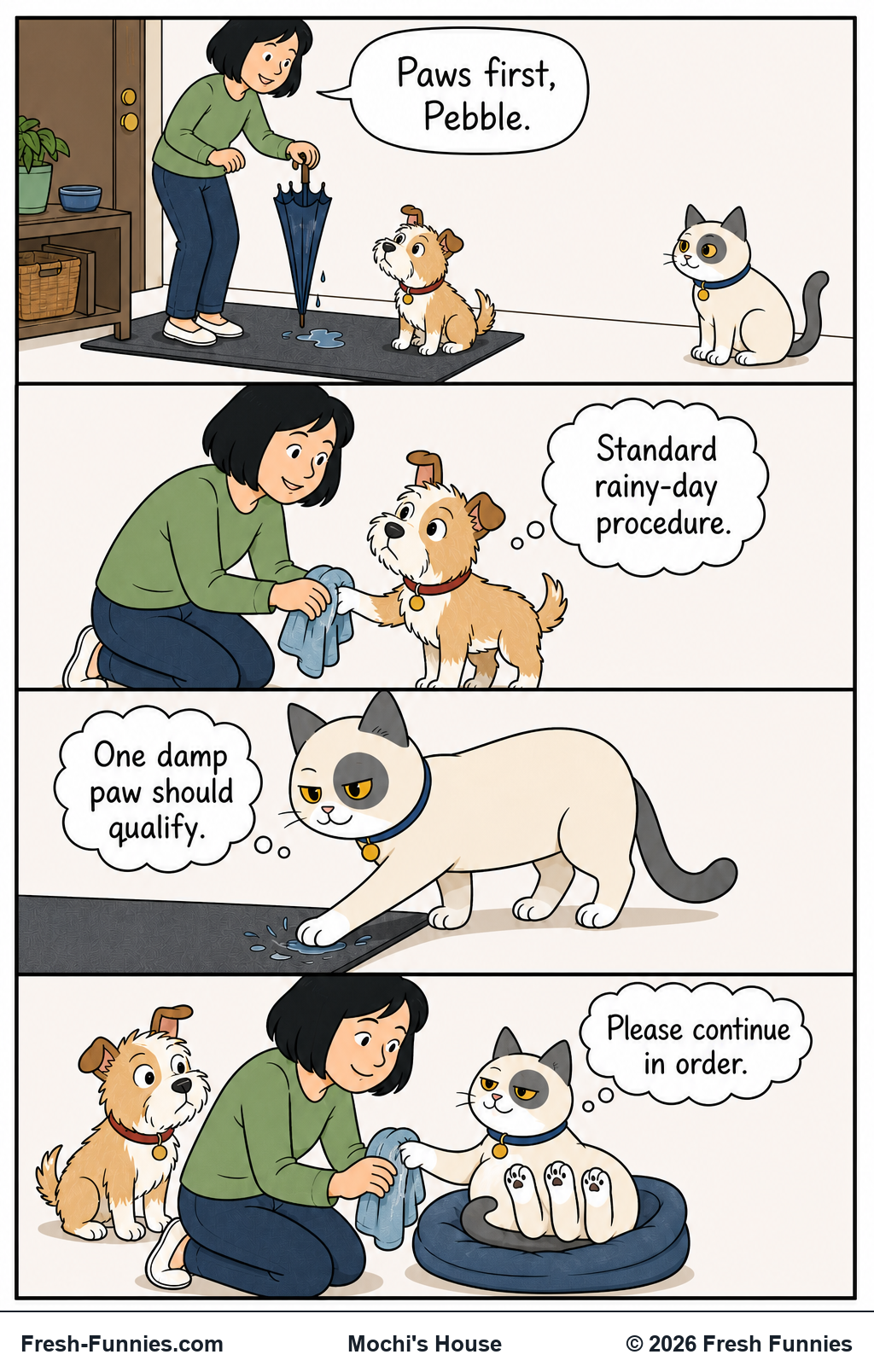 Mochi's House — Rainy-Day Eligibility