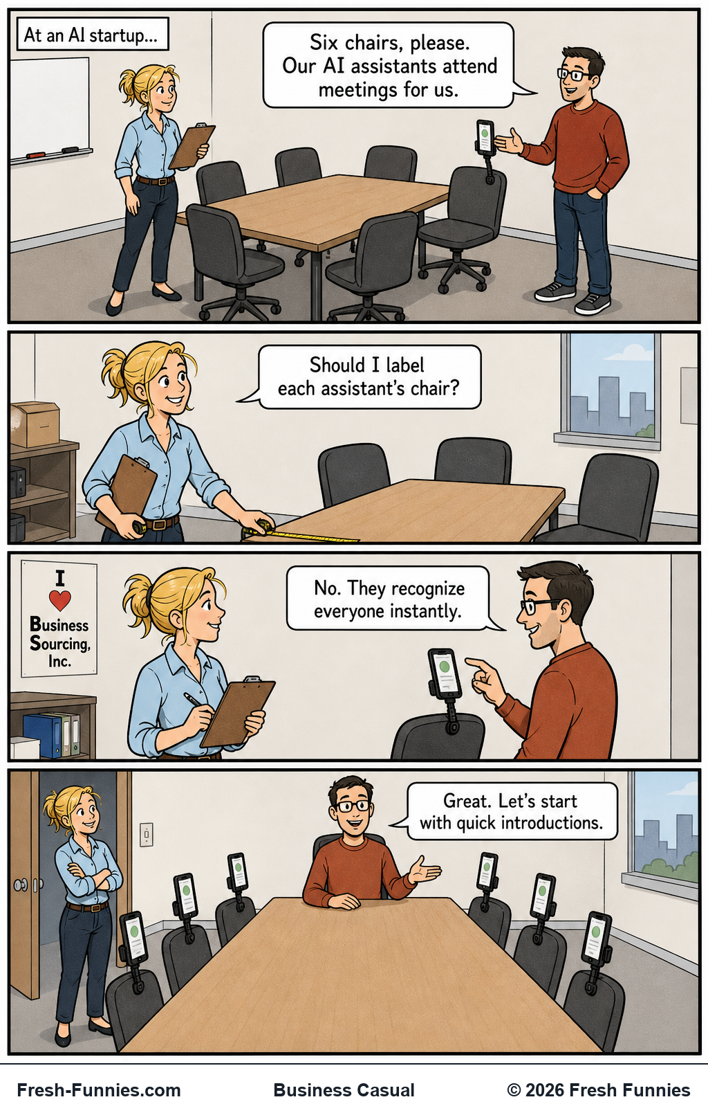 Business Casual — Known Attendees