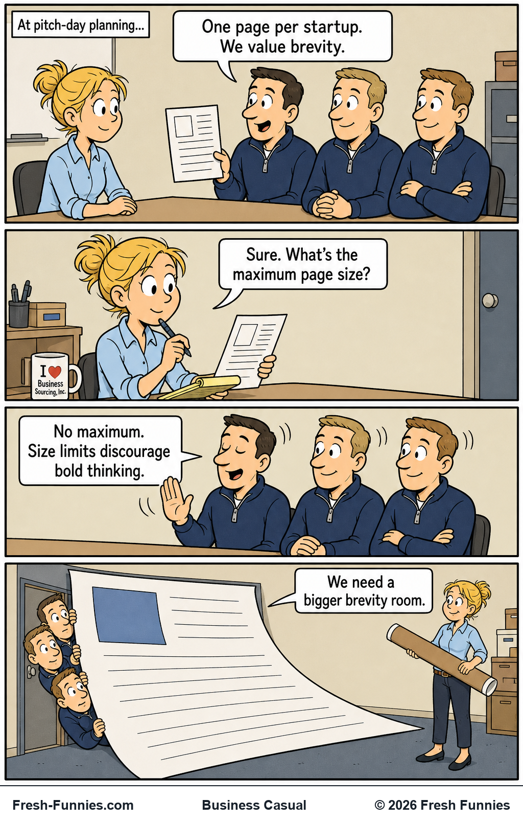 Business Casual — Room for Brevity
