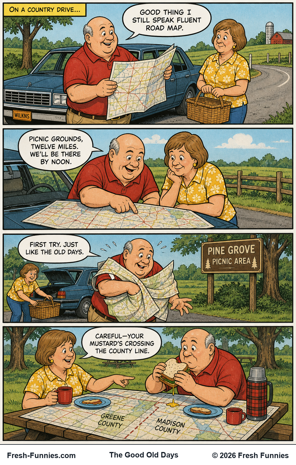 The Good Old Days — County Spread